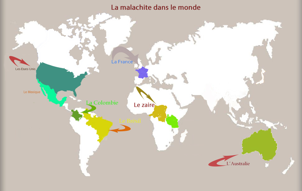 Les principaux gisements dans le monde 