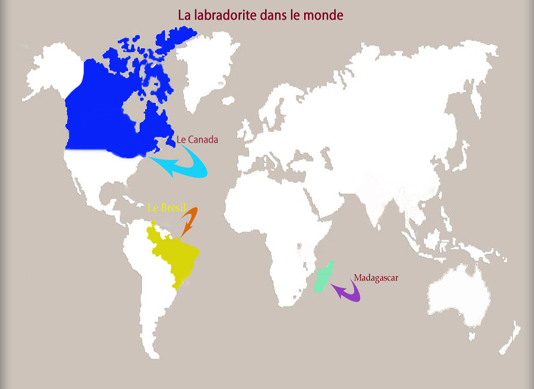 gisements de labradorites das le monde