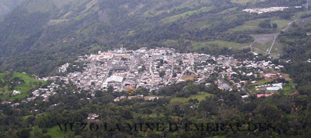 La ville du Muzo en Colombie