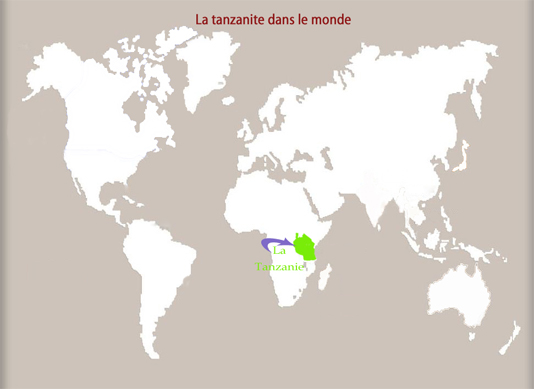 La tanzanite dans le monde 