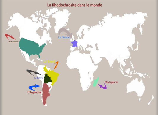 les plus beaux gisements dans le monde